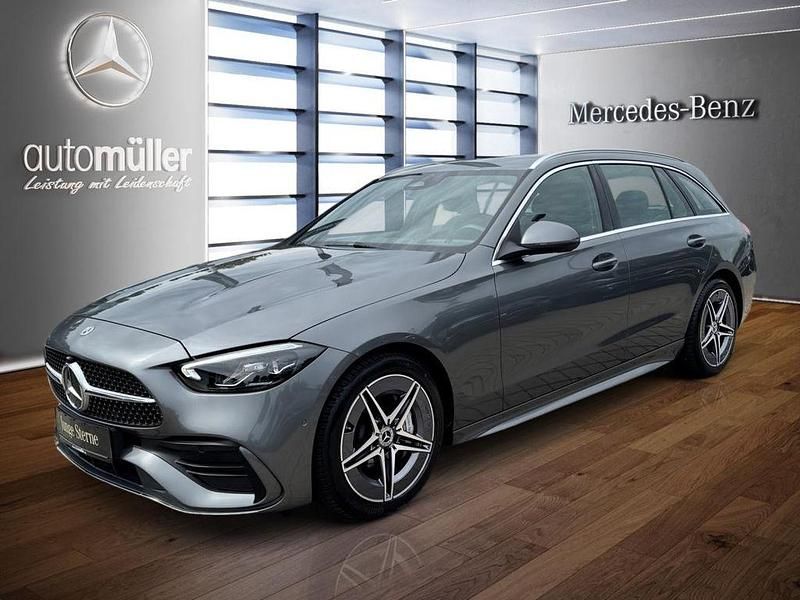 Grau Gebraucht 2024 Mercedes C220 AMG Limousine | 41.290 € (Fairer Preis) - Bild 1/3