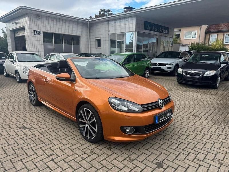 Orange Gebraucht 2015 VW Golf Cabriolet LOUNGE Cabrio | 11.999 € (Fairer Preis) - Bild 1/4