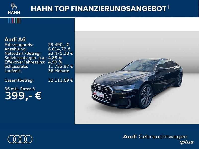 Gebraucht Audi A6 Design 299 PS (219 kW) 2022 Brillantschwarz Limousine