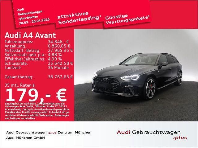 Gebraucht Audi A4 Competition 204 PS (150 kW) 2023 Schwarz Kombi