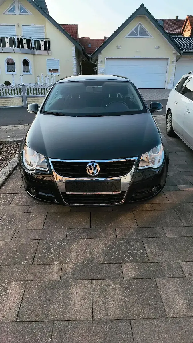 Brugt VW Eos 116 HK (85 kW) 2006 Sort Cabriolet