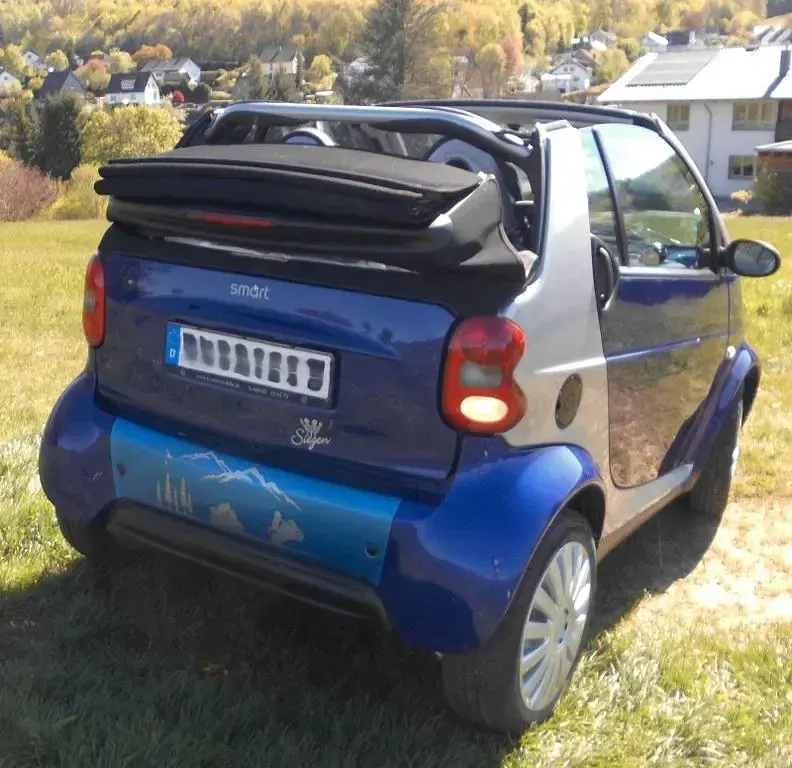 Usata Smart ForTwo Cabrio Pulse 61 CV (44 kW) 2002 Blu Cabrio