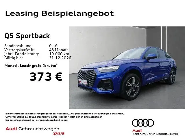 Gebraucht Audi Q5 Sportback S-Line 286 PS (210 kW) 2025 Ultrablau metallic SUV