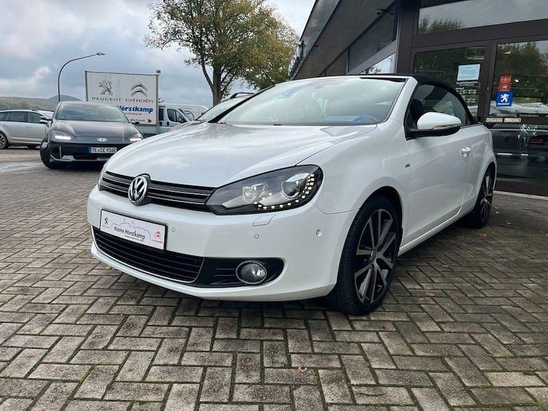Weiß Gebraucht 2015 VW Golf Cabriolet Cabrio | 12.990 € (Fairer Preis) - Bild 1/4