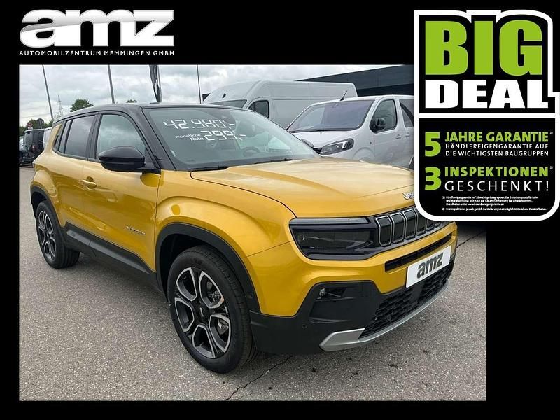 Sun yellow Neu 2025 Jeep Avenger EV Summit SUV | 32.290 € (Superpreis) - Bild 1/4