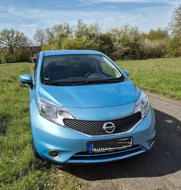 Gebraucht Nissan Note 360º 80 PS (58 kW) 2014 Blau Kleinwagen