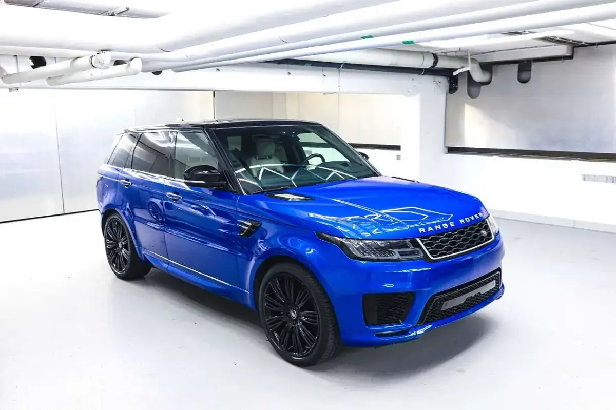 Gebraucht Land Rover Range Rover Sport Autobiography Dynamic 340 PS (250 kW) 2019 Blau SUV