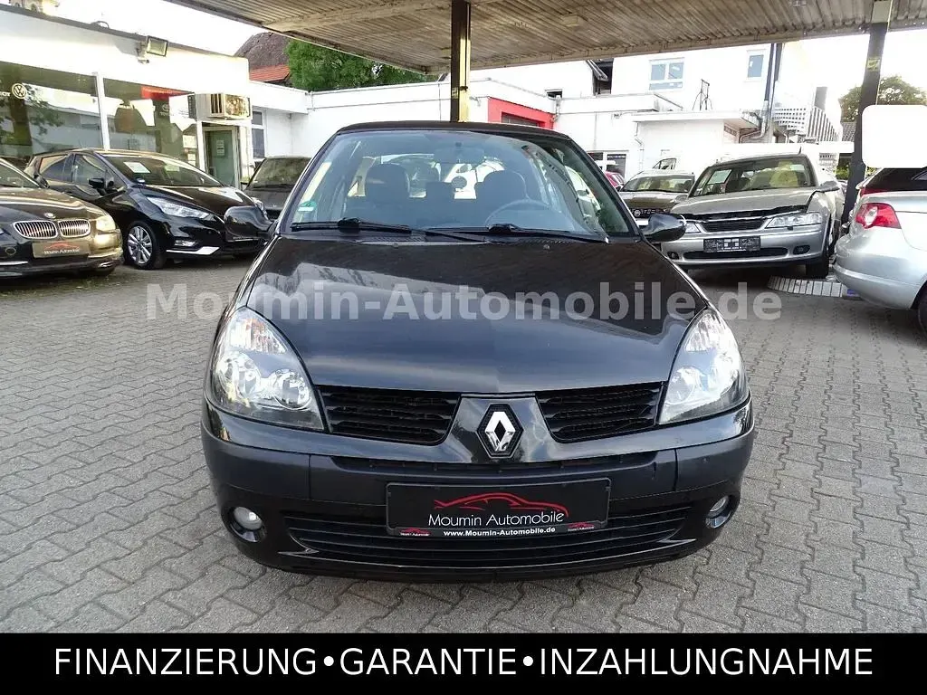 Brugt Renault Clio II Authentique 98 HK (72 kW) 2005 Sort Sedan