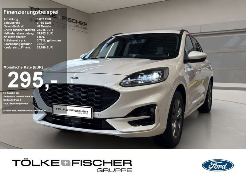 Arktis weiss (metallic) Gebraucht 2021 Ford Kuga ST-Line X SUV | 23.989 € (Fairer Preis) - Bild 1/4