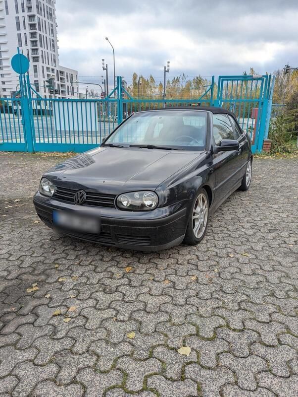 Blau Gebraucht 2000 VW Golf Cabriolet Cabrio | 1.500 € - Bild 1/4