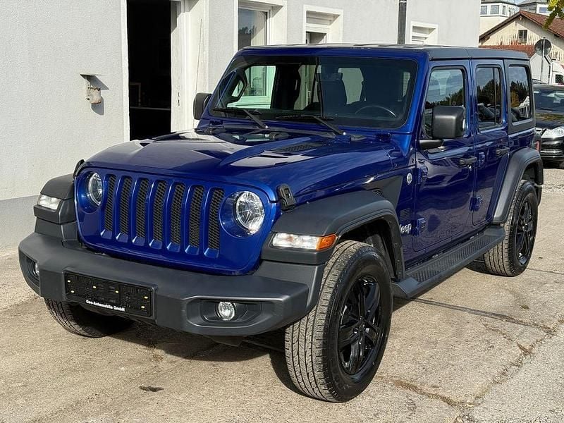Gebraucht Jeep Wrangler Unlimited Sport 200 PS (147 kW) 2021 Blau SUV