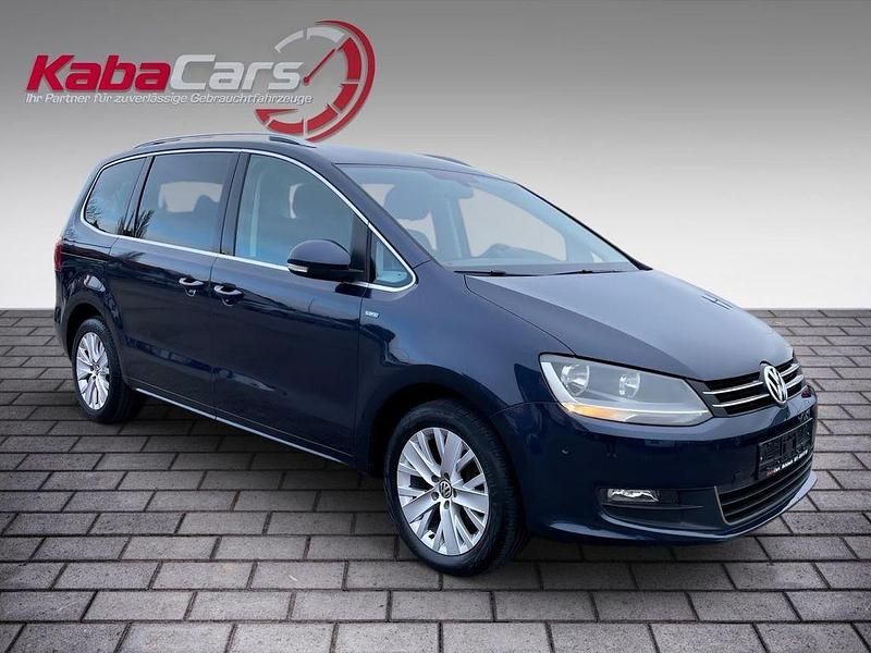 Gebraucht VW Sharan Comfortline 150 PS (110 kW) 2014 Night blue metallic Van / Kleinbus