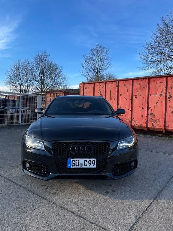 Schwarz Gebraucht 2008 Audi A4 S-Line Kombi | 7.885 € - Bild 1/4