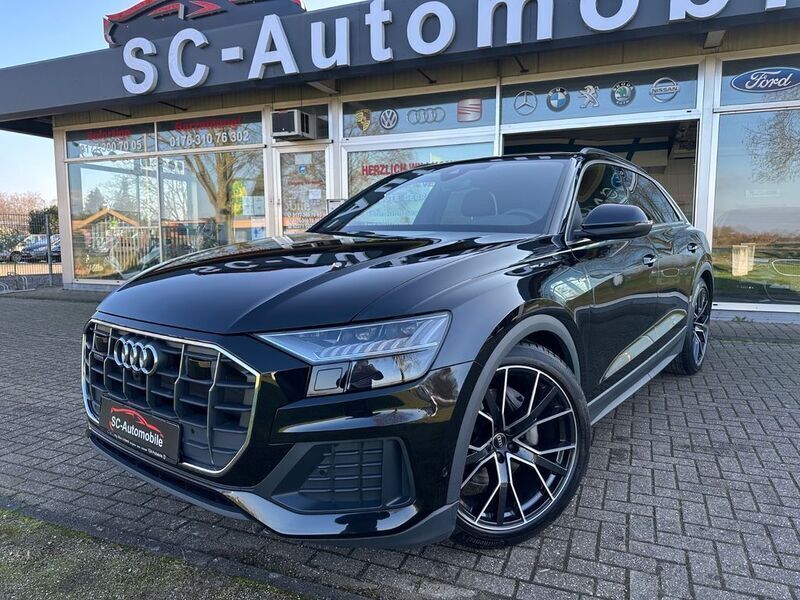 Mythosschwarz metallic Gebraucht 2022 Audi Q8 S-Line SUV | 65.950 € (Fairer Preis) - Bild 1/4