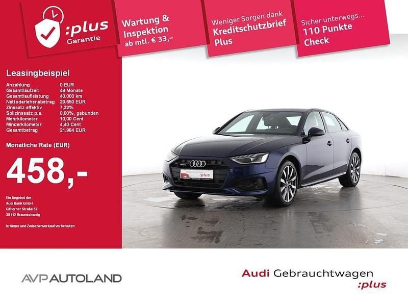 Gebraucht Audi A4 Advanced 204 PS (150 kW) 2022 Blau Limousine
