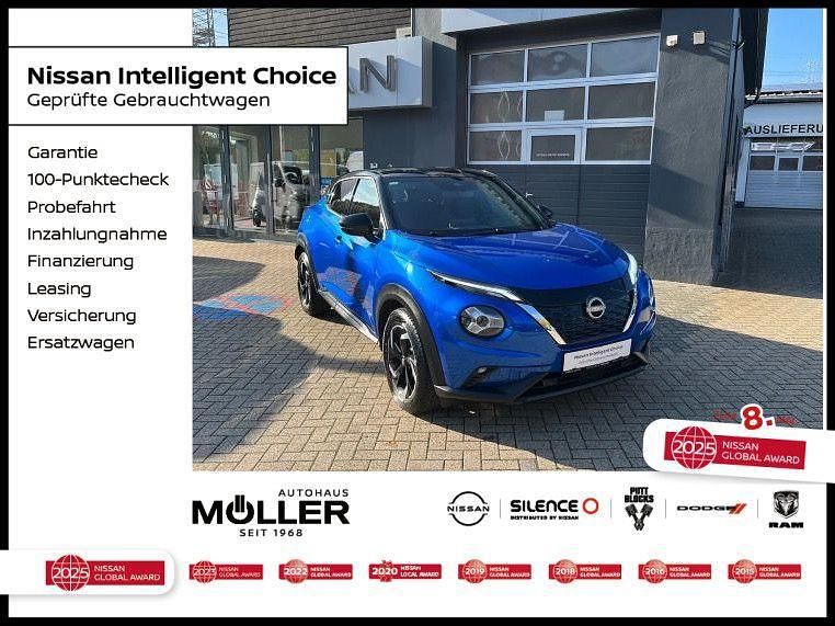 Magnetic blue/black m Gebraucht 2024 Nissan Juke Tekna SUV | 23.890 € (Fairer Preis) - Bild 1/4