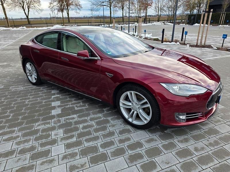 Gebraucht Tesla Model S 309 kW (421 PS) 2013 Rot Kleinwagen