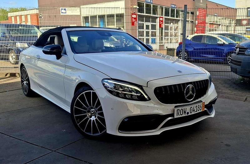 Weiß Gebraucht 2023 Mercedes C300 Cabrio | 42.999 € (Guter Preis) - Bild 1/4