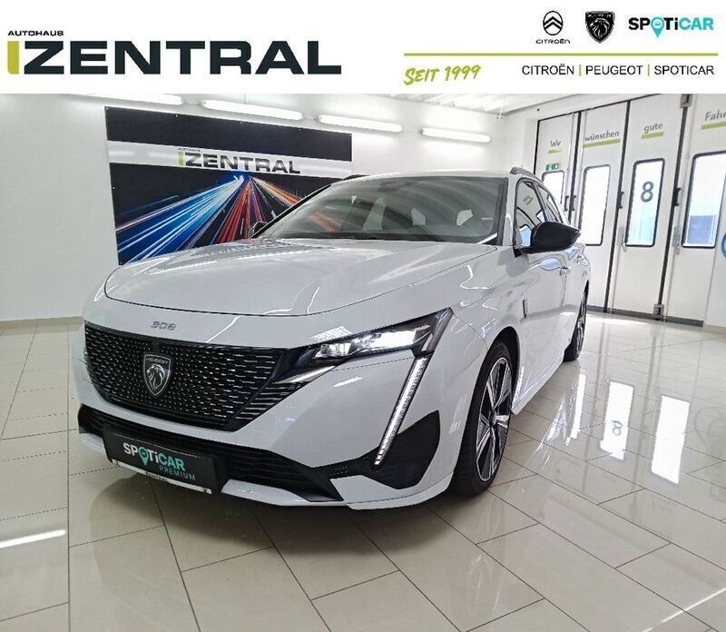 Weiß Gebraucht 2024 Peugeot 308 GT Kombi | 23.290 € (Superpreis) - Bild 1/4