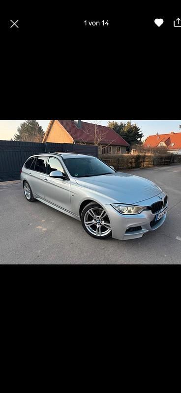 Silber Gebraucht 2015 BMW 330 M Sport Kombi | 14.900 € (Superpreis) - Bild 1/4