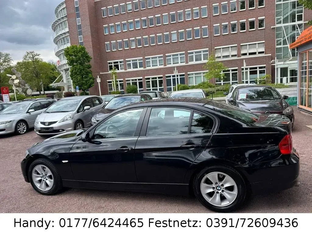 Gebraucht BMW 318 129 PS (94 kW) 2007 Schwarz Limousine