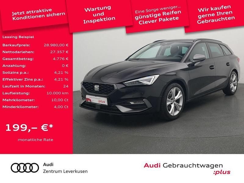 Midnightblack Gebraucht 2024 Seat Leon ST FR Kombi | 28.980 € (Etwas zu teuer) - Bild 1/4