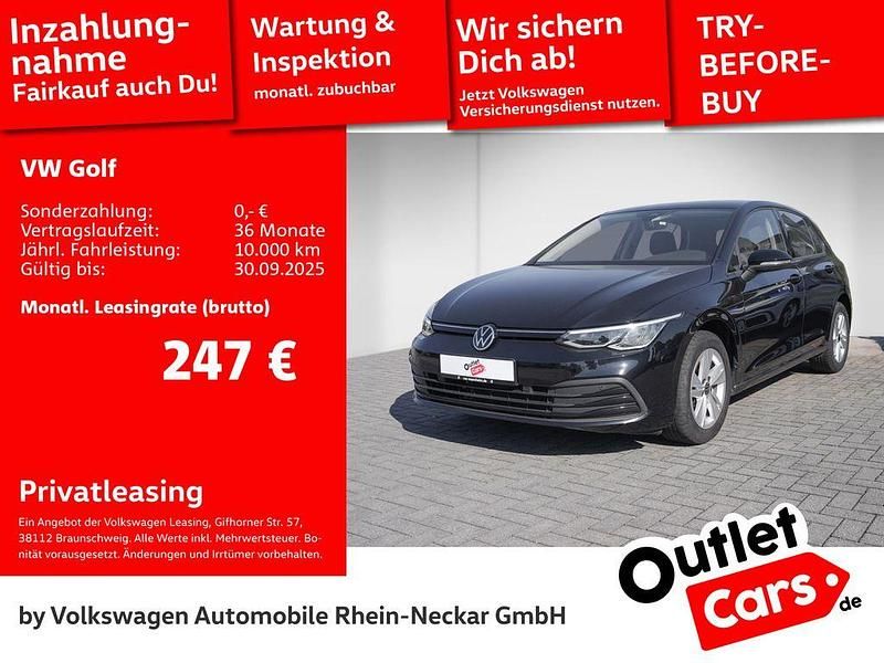 Schwarz Gebraucht 2020 VW Golf VIII Life Limousine | 15.999 € (Fairer Preis) - Bild 1/3