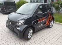 Schwarz Gebraucht 2019 Smart ForTwo Electric Drive Passion Cabrio | 9.399 € (Superpreis) - Bild 1/4