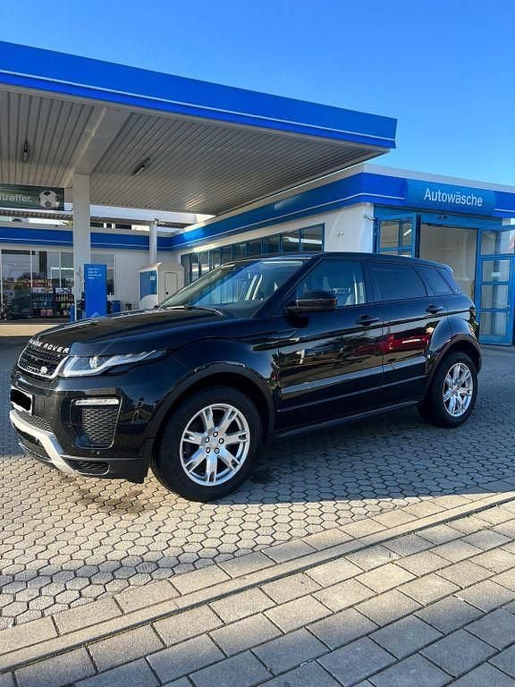 Schwarz Gebraucht 2017 Land Rover Range Rover evoque SE Dynamic SUV | 16.500 € (Superpreis) - Bild 1/4