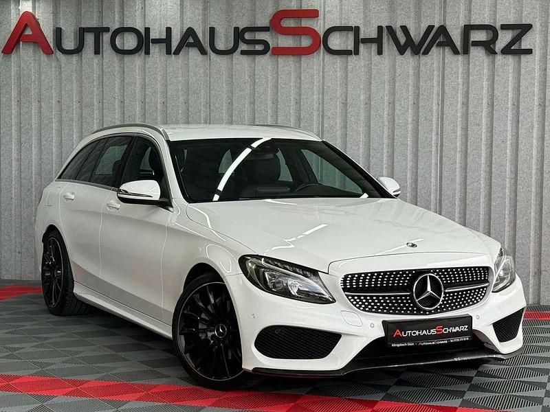 Polarweiss Gebraucht 2017 Mercedes C220 AMG Kombi | 17.990 € (Etwas zu teuer) - Bild 1/4