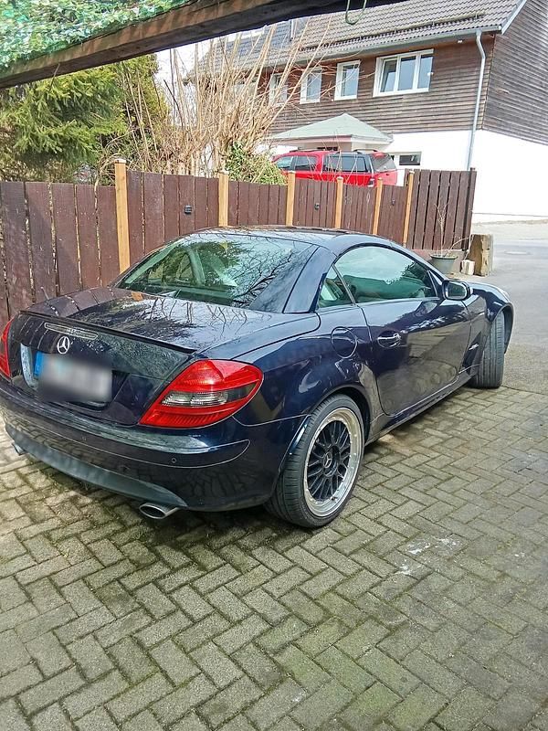 Gebraucht Mercedes SLK200 Edition 164 PS (120 kW) 2004 Blau Cabrio