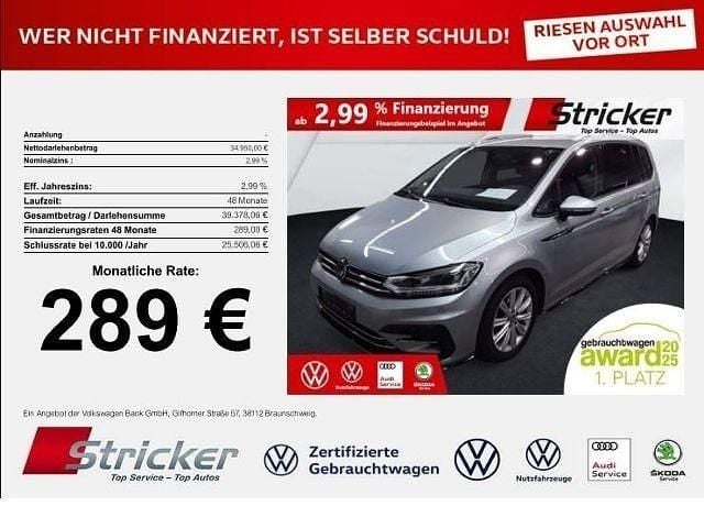 Oyster silver metallic Gebraucht 2025 VW Touran R-line Van / Kleinbus | 34.950 € (Guter Preis) - Bild 1/3