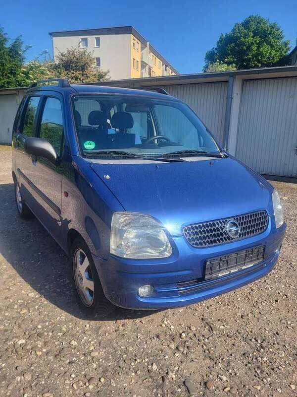 Blau Gebraucht 2002 Opel Agila Elegance Kombi | 1.550 € (Fairer Preis) - Bild 1/4
