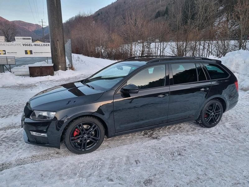 Schwarz Gebraucht 2016 Skoda Octavia RS Kombi | 8.100 € (Superpreis) - Bild 1/4