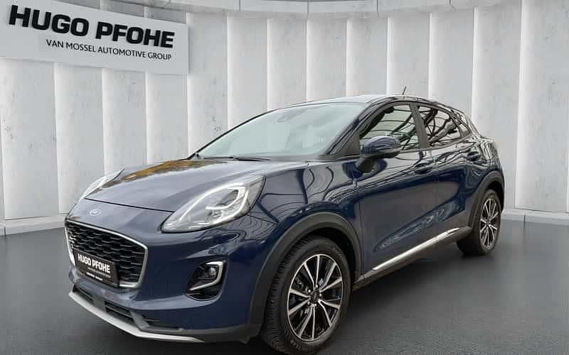 Blau Gebraucht 2021 Ford Puma Gen-E Titanium SUV | 16.650 € (Guter Preis) - Bild 1/4