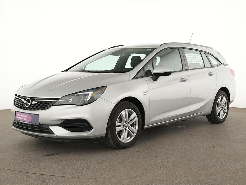Silber Gebraucht 2021 Opel Astra Edition Kombi | 14.420 € (Superpreis) - Bild 1/4