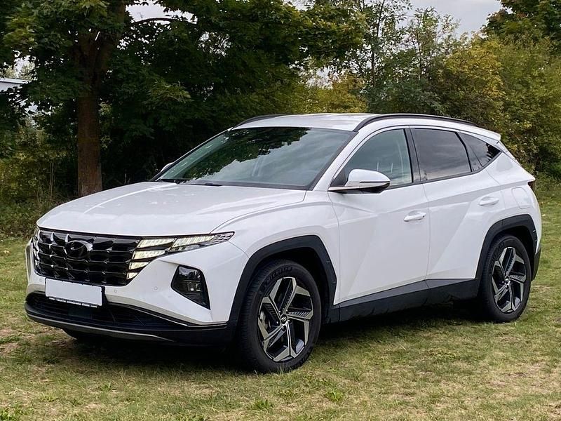 Weiß Gebraucht 2022 Hyundai Tucson SUV | 25.490 € (Superpreis) - Bild 1/4