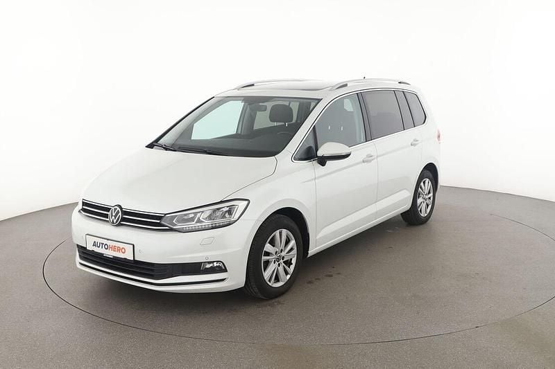 Weiß Gebraucht 2021 VW Touran Highline Van / Kleinbus | 23.780 € (Fairer Preis) - Bild 1/3