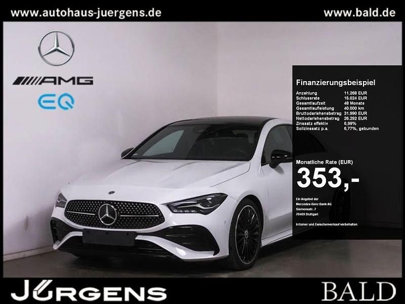 Gebraucht Mercedes CLA200 AMG 150 PS (110 kW) 2024 Weiss digitalweiss metallic Coupé