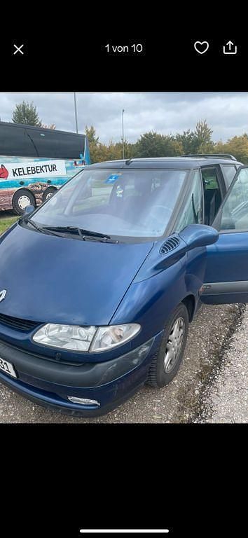 Blau Gebraucht 2001 Renault Espace Expression Van / Kleinbus | 1.455 € (Fairer Preis) - Bild 1/4