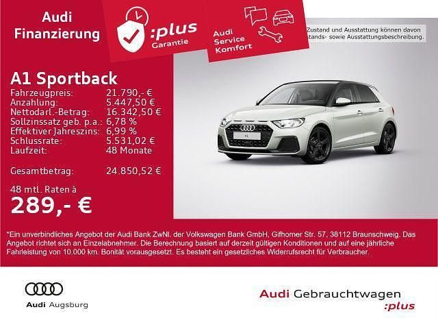 Silber Gebraucht 2024 Audi A1 Sportback Advanced Kleinwagen | 21.789 € (Superpreis) - Bild 1/4