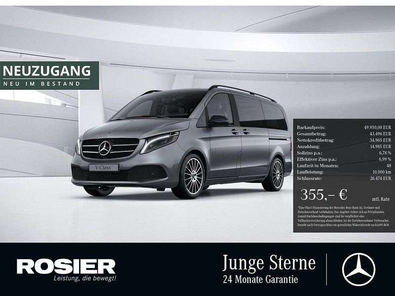 Grau / selenitgrau Gebraucht 2022 Mercedes V220 Edition Van / Kleinbus | 49.950 € (Fairer Preis) - Bild 1/4