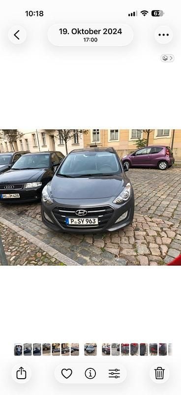 Gebraucht Hyundai i30 136 PS (100 kW) 2016 Grau Kleinwagen
