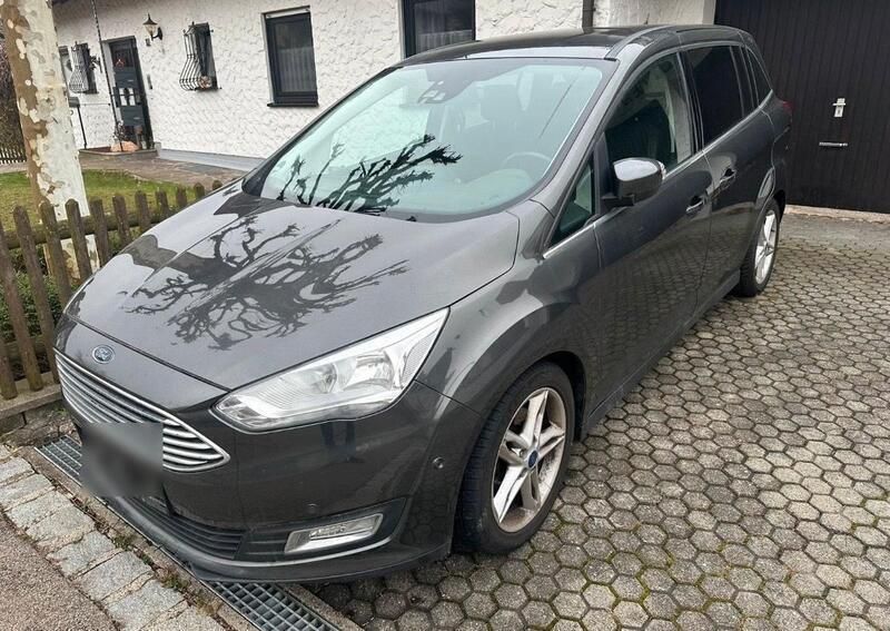 Schwarz Gebraucht 2016 Ford C-MAX Titanium Van / Kleinbus | 10.000 € - Bild 1/4