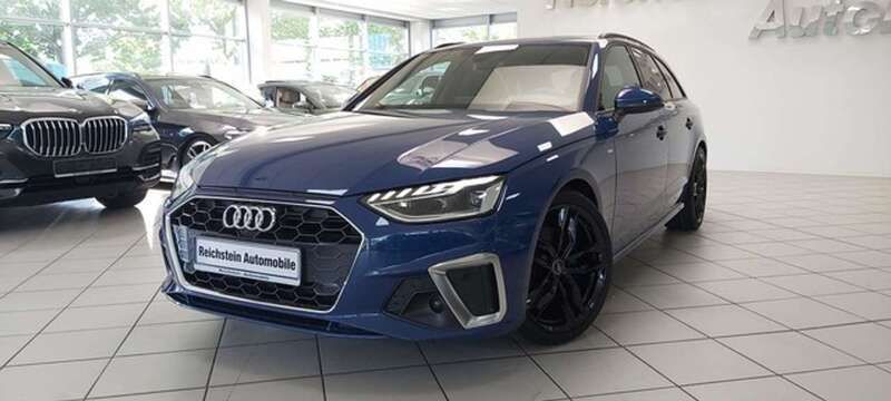Ascariblau Gebraucht 2024 Audi A4 S-Line Kombi | 36.980 € (Fairer Preis) - Bild 1/3