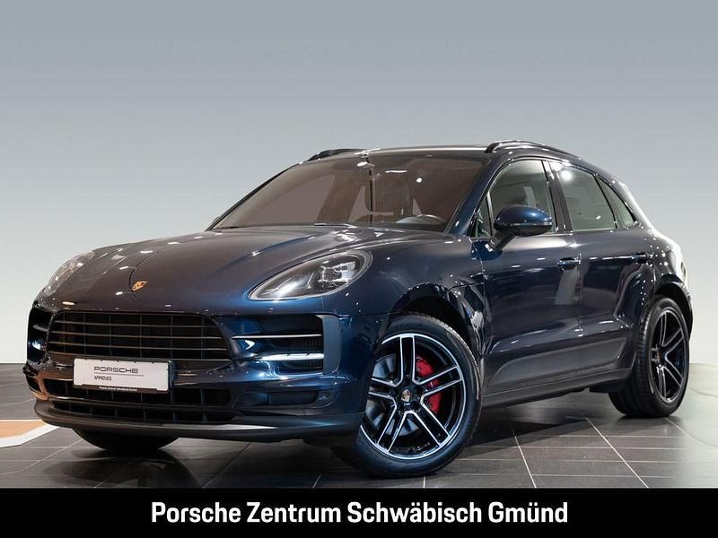 Blau Gebraucht 2021 Porsche Macan S SUV | 56.880 € (Teuer) - Bild 1/4