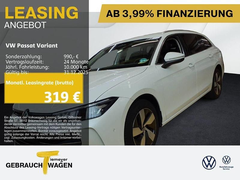 Weiß Gebraucht 2025 VW Passat IQ Drive Kombi | 33.880 € - Bild 1/3