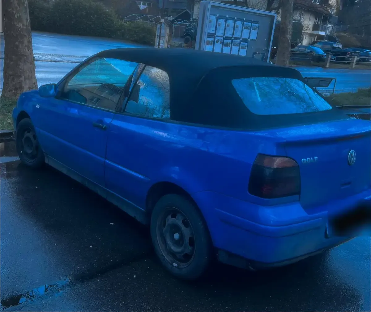 Używany VW Golf 2001 Niebieski Kabriolet
