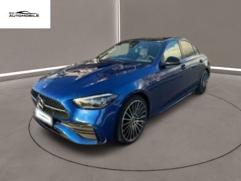Blau Gebraucht 2023 Mercedes C300 AMG Limousine | 49.999 € - Bild 1/4