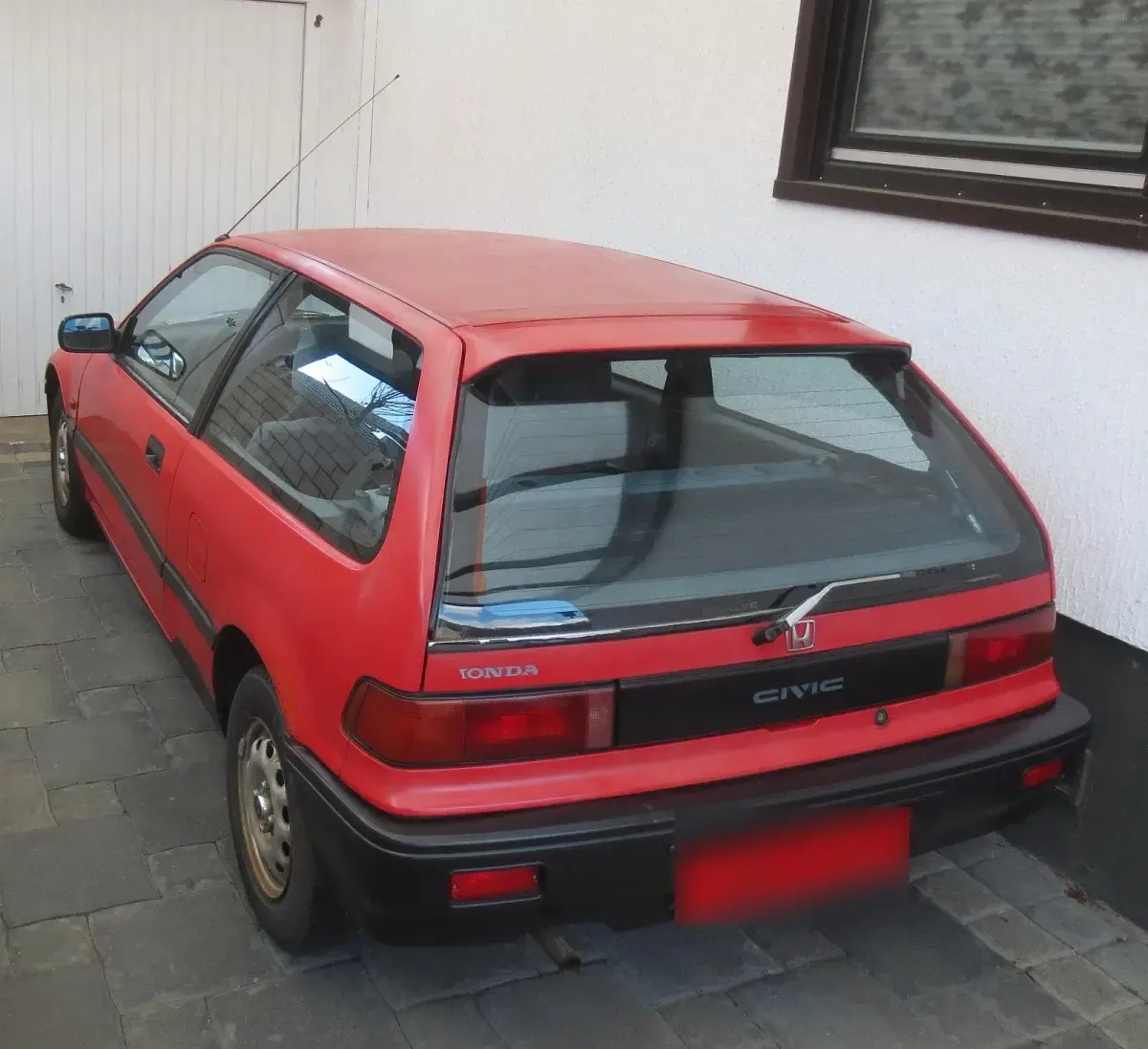 Gebraucht Honda Civic 75 PS (55 kW) 1990 Rot Limousine